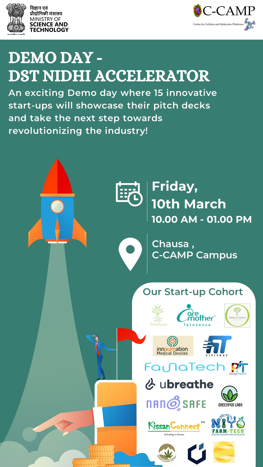 CCAMP DST NIDHI Accelerator Demo Day | CCAMP